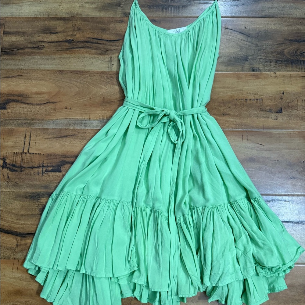 TALULAH Vibrant Green Midi Dress